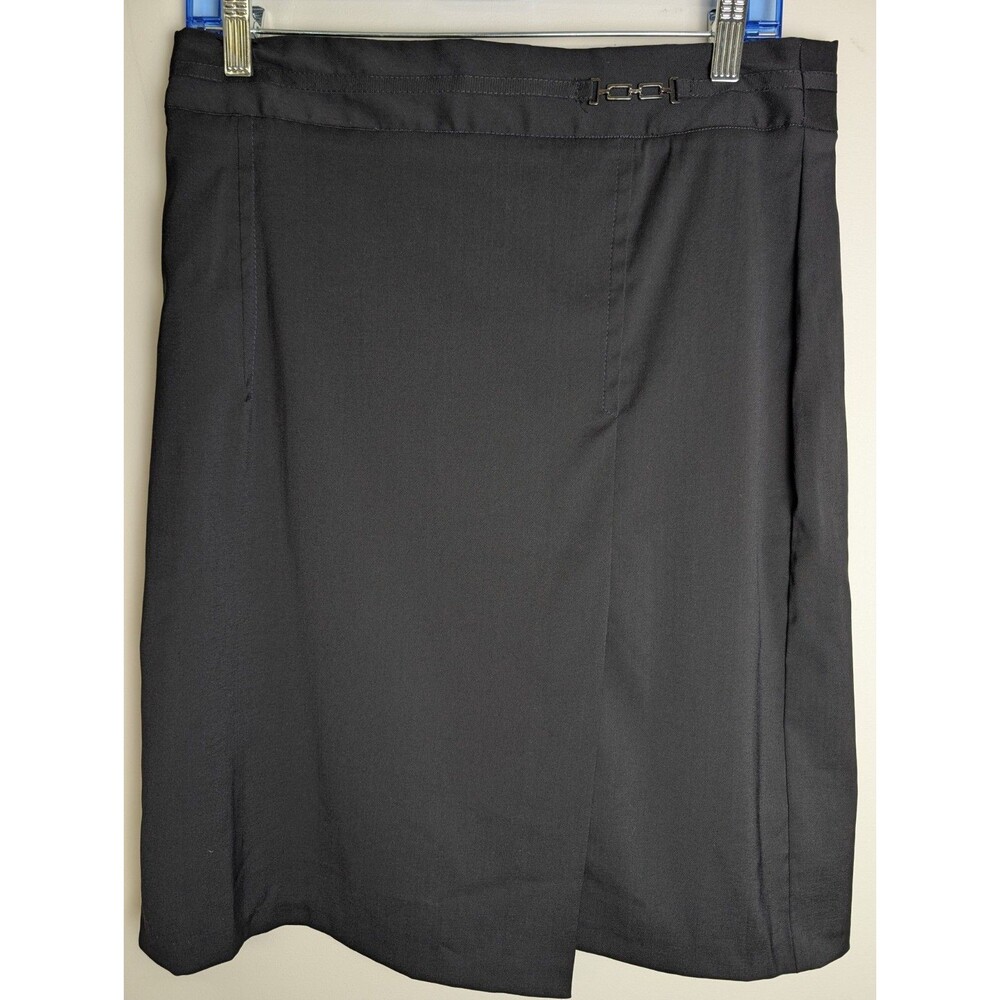 Vintage United Colors of Benetton Black Pencil Skirt IT 48 US 10/12 M/L